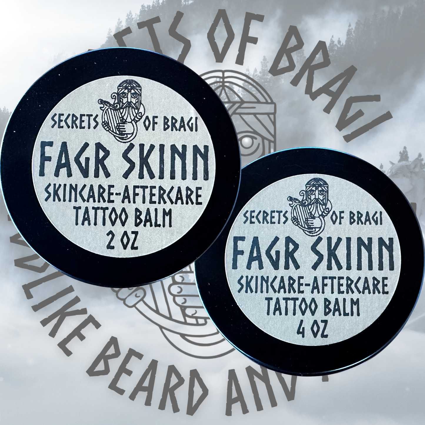 Fagr Skinn - All Natural Tattoo Balm - Skincare and Aftercare