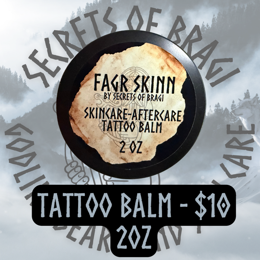 Fagr Skinn - All Natural Tattoo Balm - Skincare and Aftercare